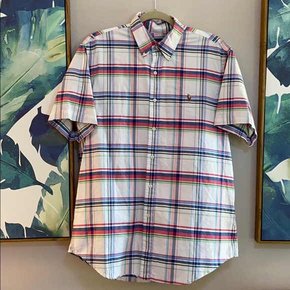 Ralph Lauren Other - Ralph Lauren Men’s Large Short Sleeves Button Up
